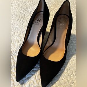 Vince Camuto Black Suede Heels